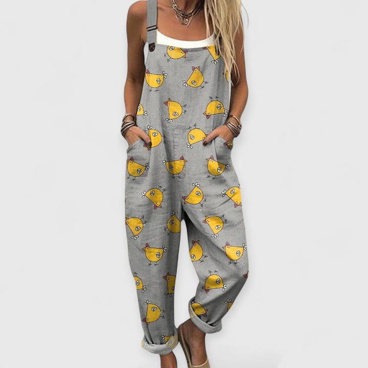 Althea™ | Women's Vintage Wide-Leg Jumpsuit