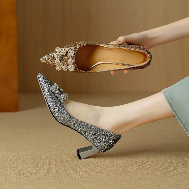Glitter Pumps