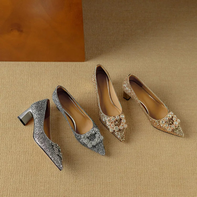Glitter Pumps