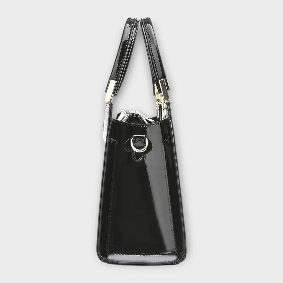 Madison - Glossy Crocodile Pattern Handbag
