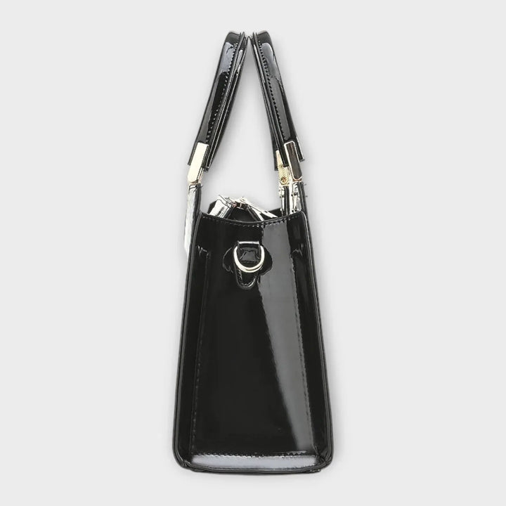 Madison - Glossy Crocodile Pattern Handbag